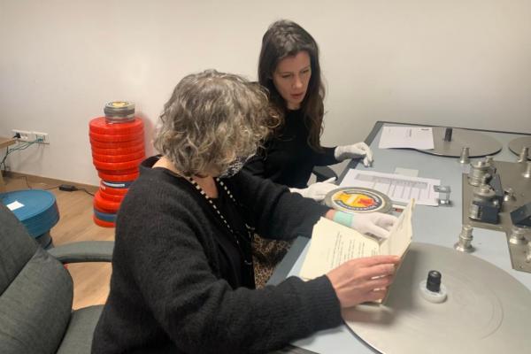 Training activities on the proper use, identification and conservation of film
