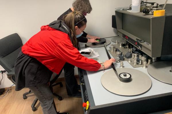 Training activities on the proper use, identification and conservation of film