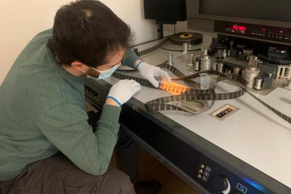 Training activities on the proper use, identification and conservation of film
