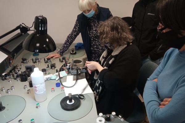 Training activities on the proper use, identification and conservation of film